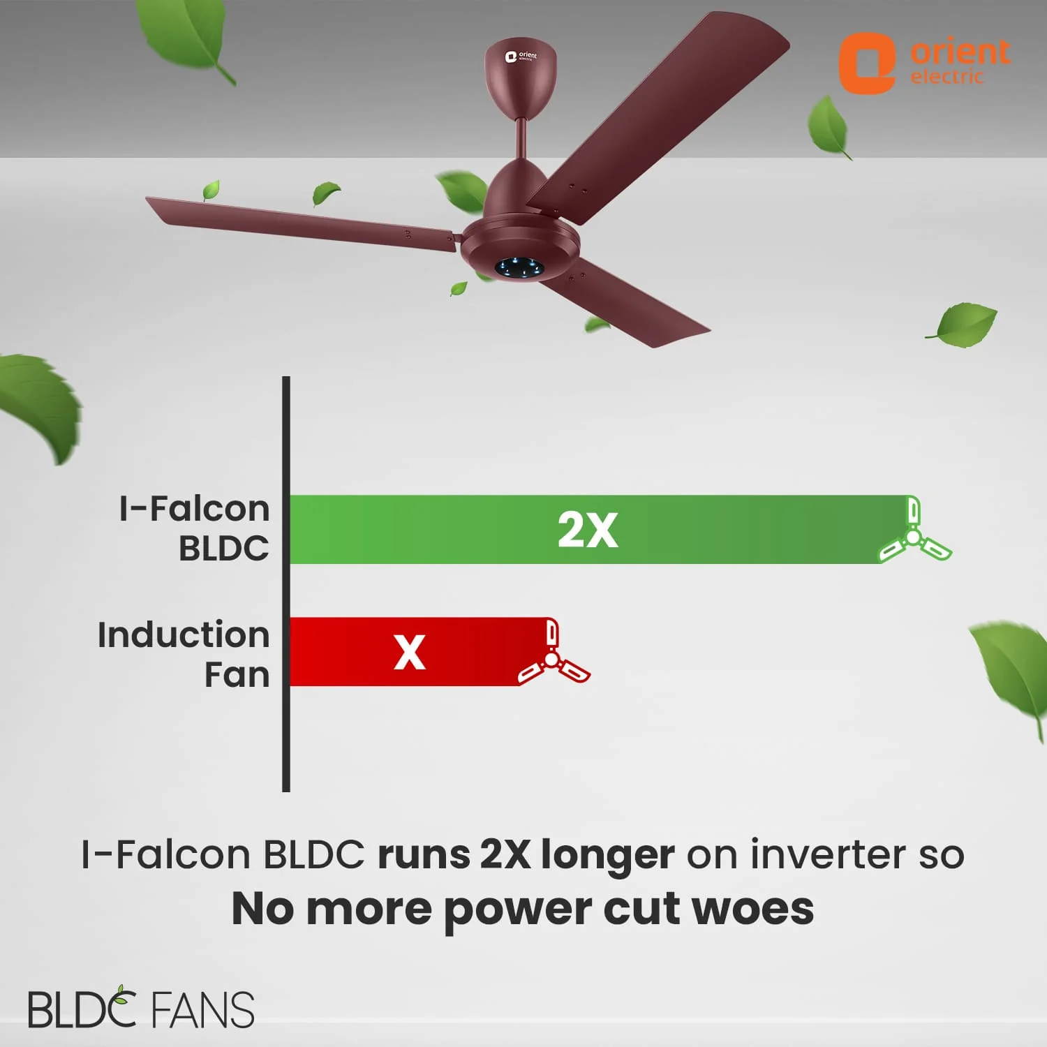 I-Falcon BLDC Ceiling Fan With Light & Remote - Image 18
