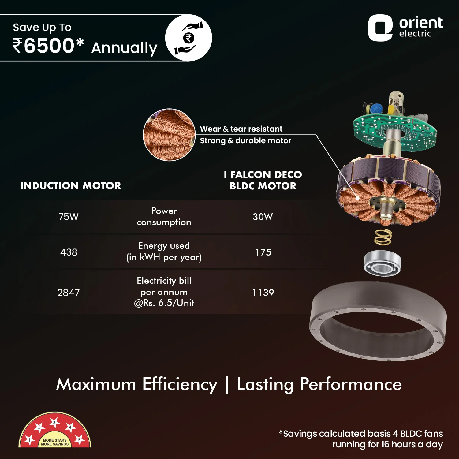 I-Falcon Deco BLDC Ceiling Fan - Image 12