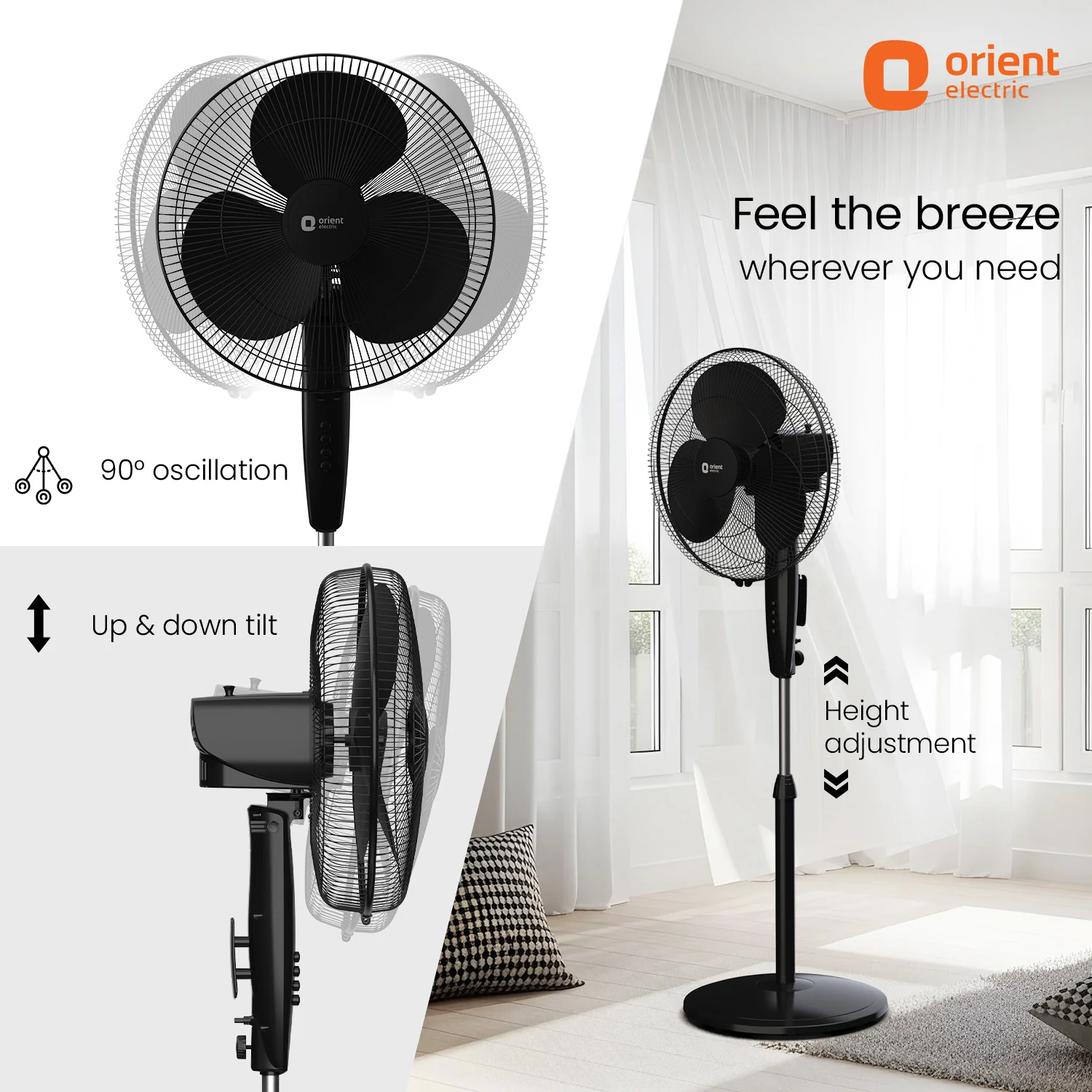 400MM Stand 31 Neo Stand Fan - Image 12