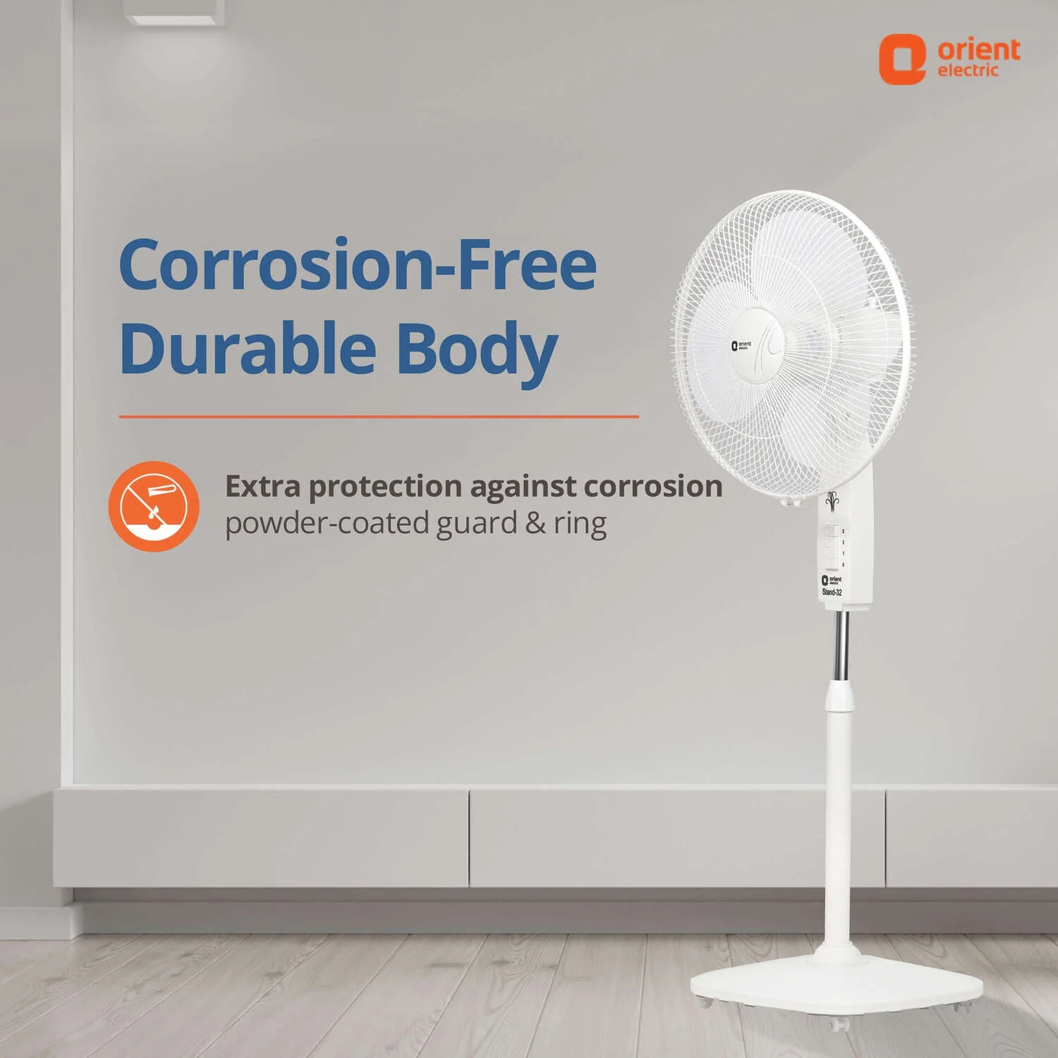400MM Stand 32 Pedestal Fan - Image 5