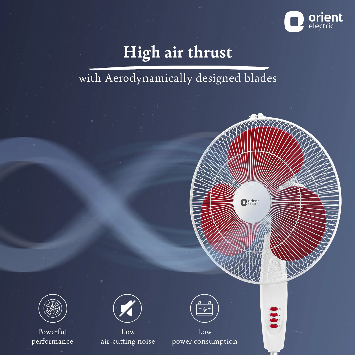 400MM Stand 82 High Speed Pedestal Fan - Image 12