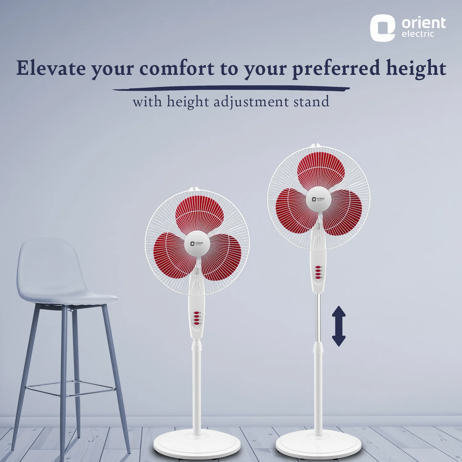 400MM Stand 82 High Speed Pedestal Fan - Image 13