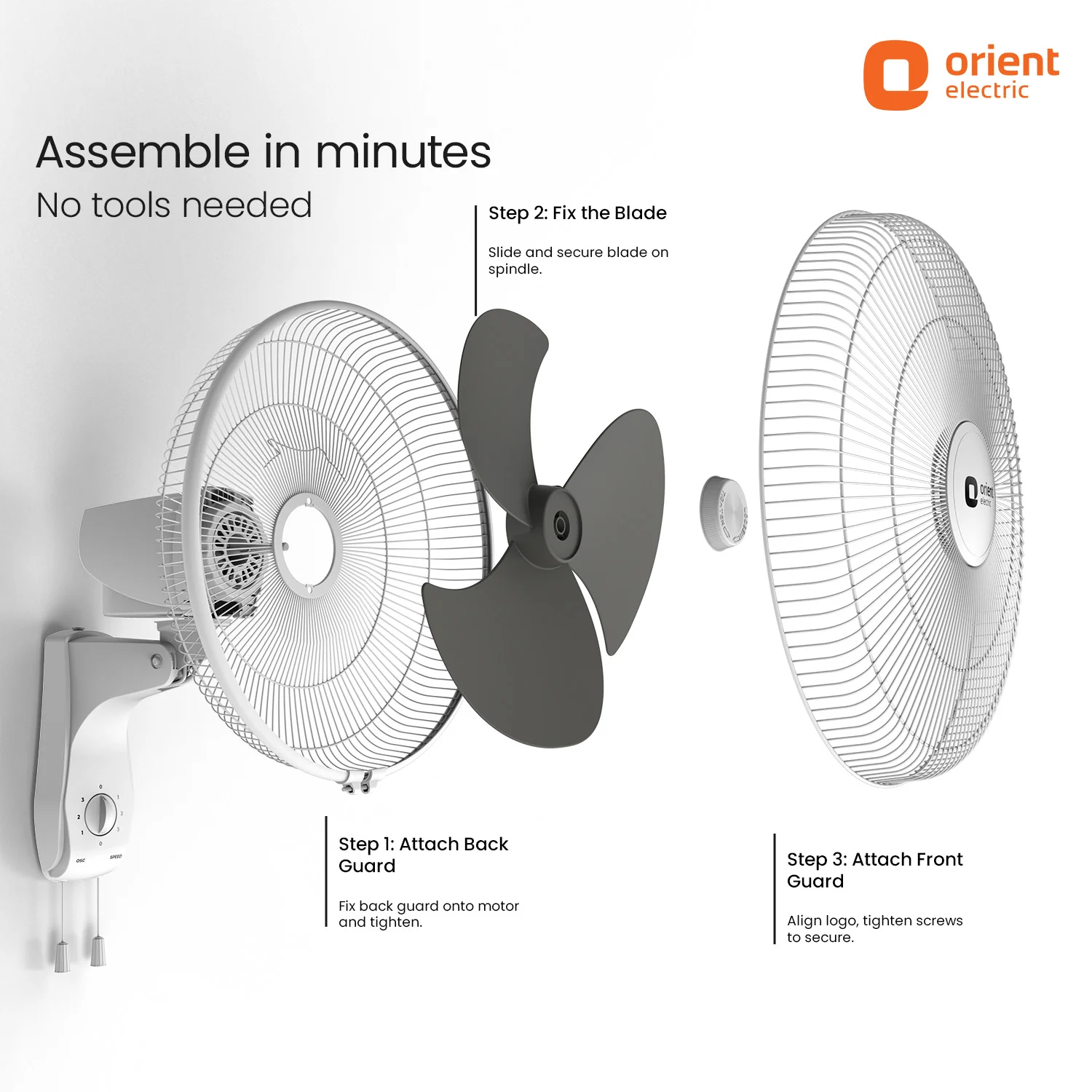 400MM Wall 47 3-in-1 High Speed Wall Fan | Ideal for Large Area | - Image 13
