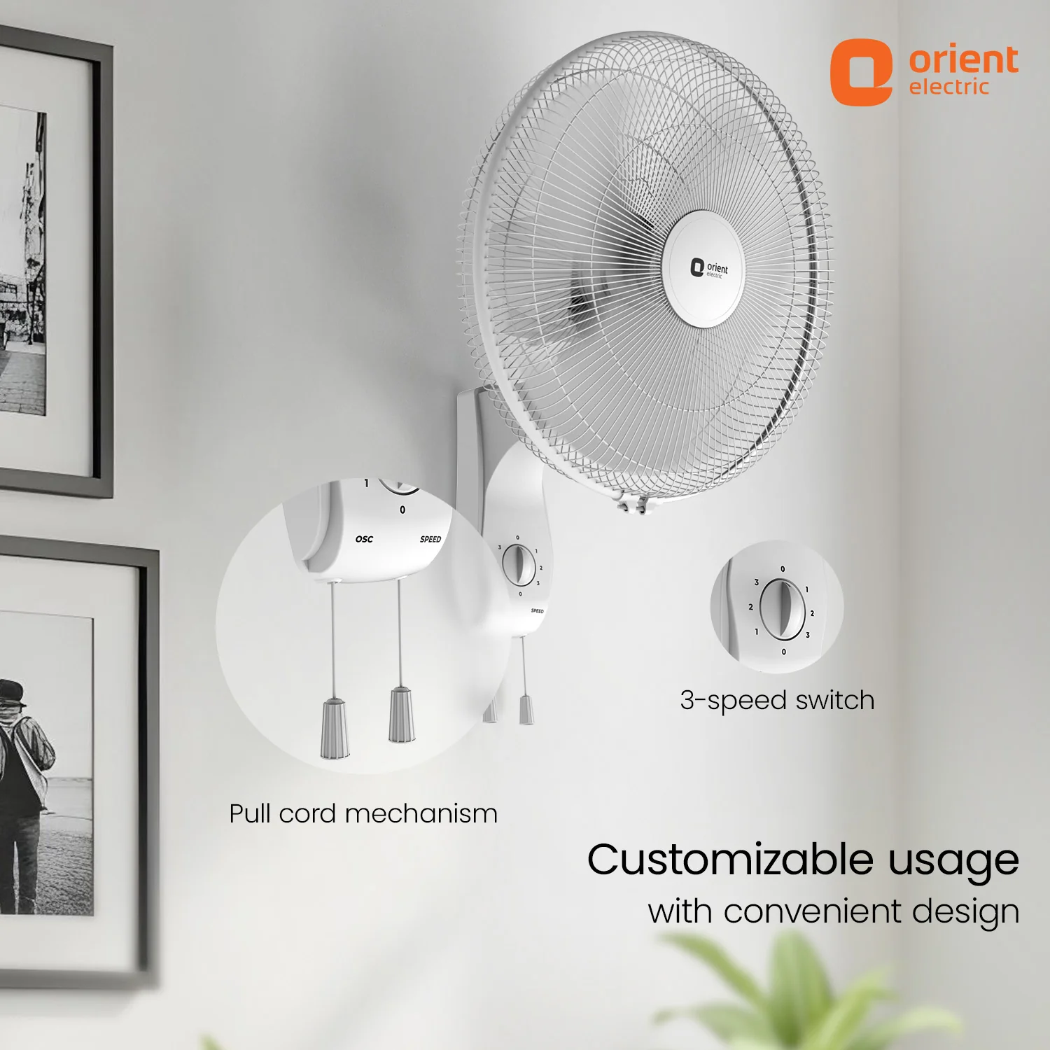 400MM Wall 47 3-in-1 High Speed Wall Fan | Ideal for Large Area | - Image 19