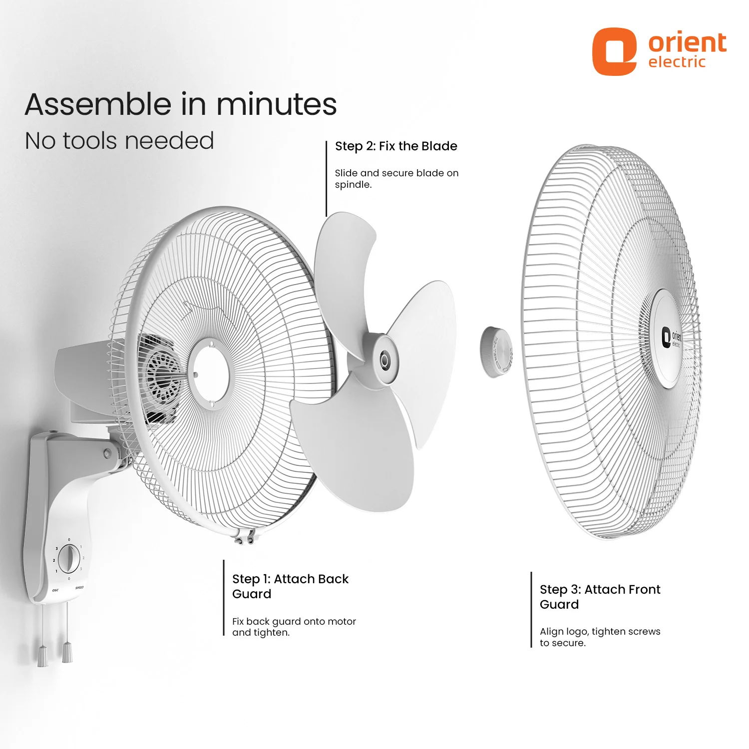 400MM Wall 47 3-in-1 High Speed Wall Fan | Ideal for Large Area | - Image 20