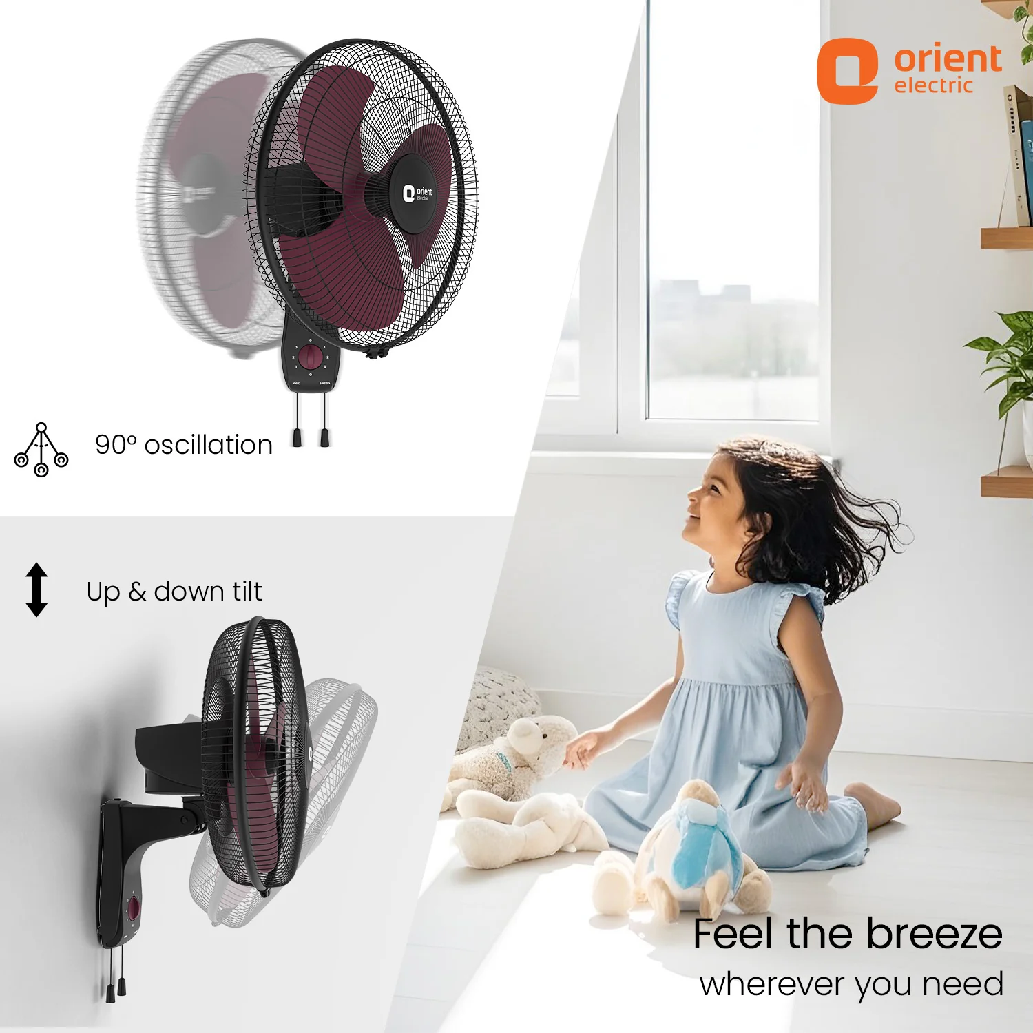 400MM Wall 47 3-in-1 High Speed Wall Fan | Ideal for Large Area | - Image 4