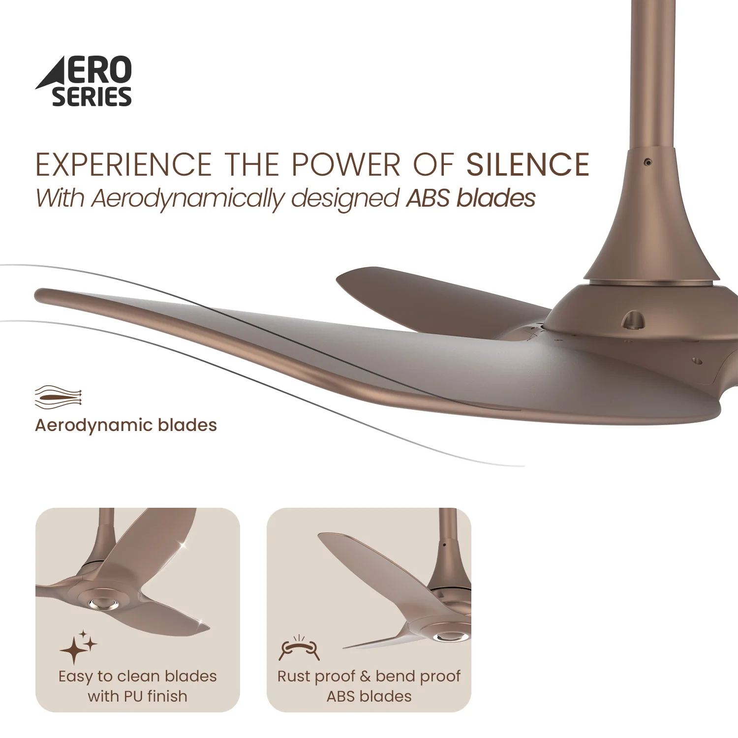 Aeroquiet Baby Premium Ceiling Fan | 2 Year-Warranty - Image 2