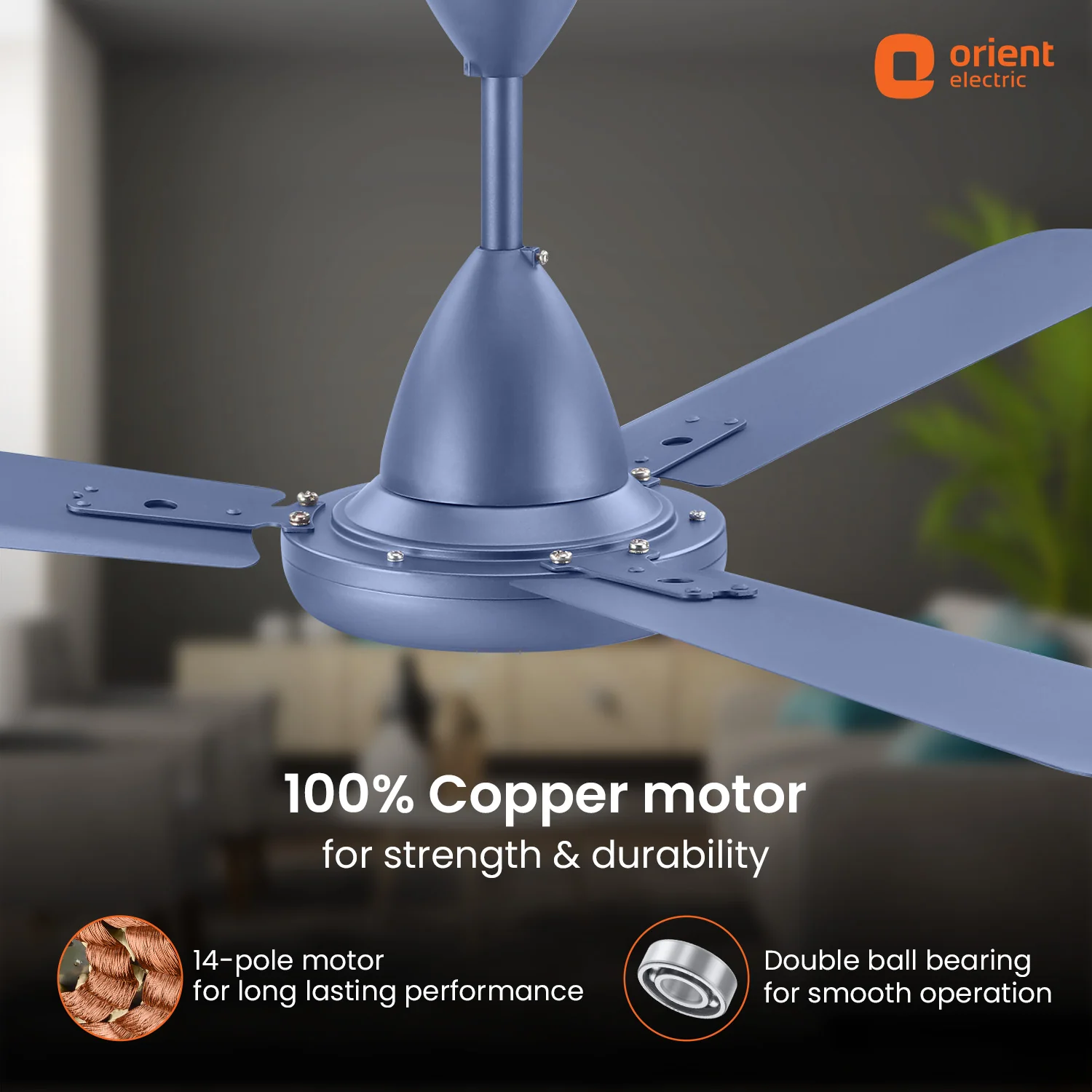 Arina High Speed Ceiling Fan - Image 3
