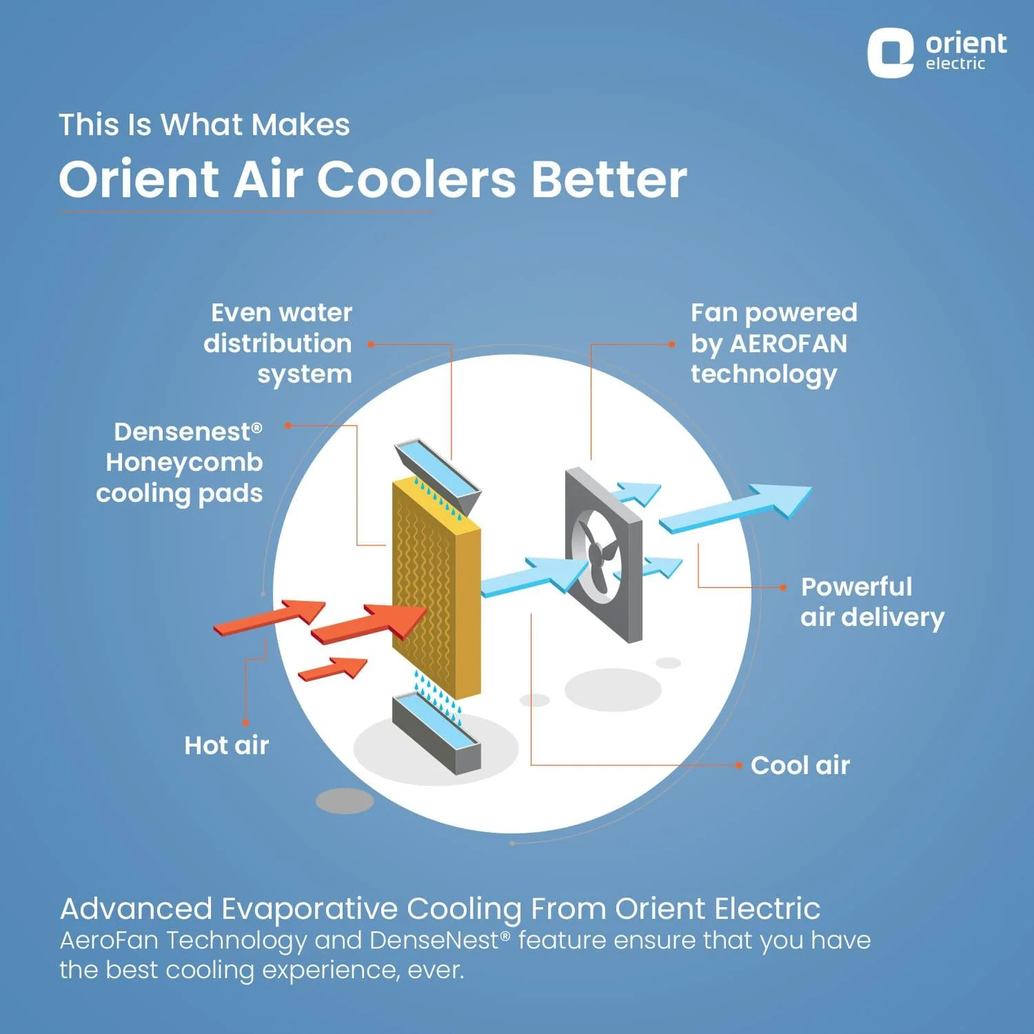 Avante Desert Air Cooler with Honeycomb Pads - Image 15