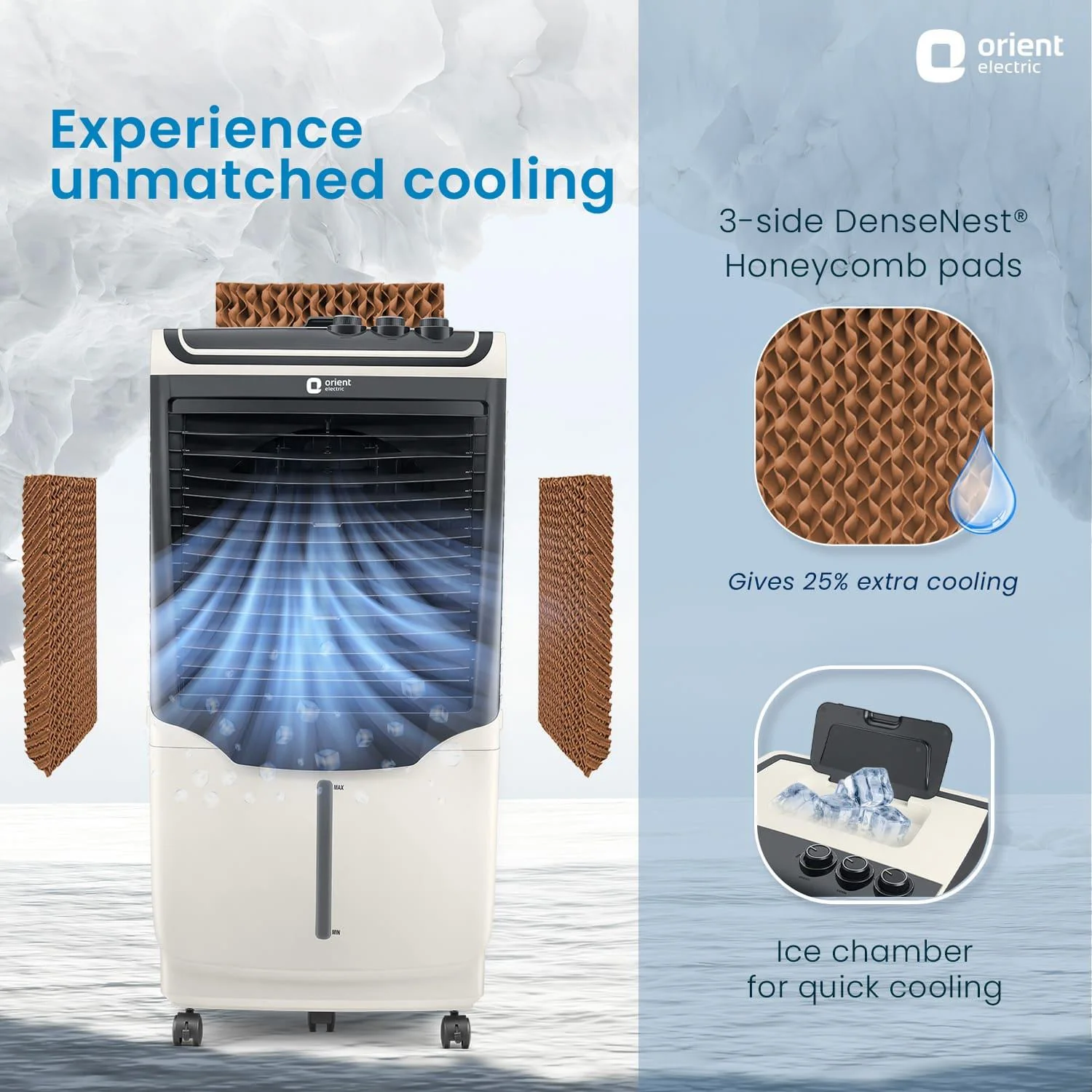 Avante Desert Air Cooler with Honeycomb Pads - Image 5