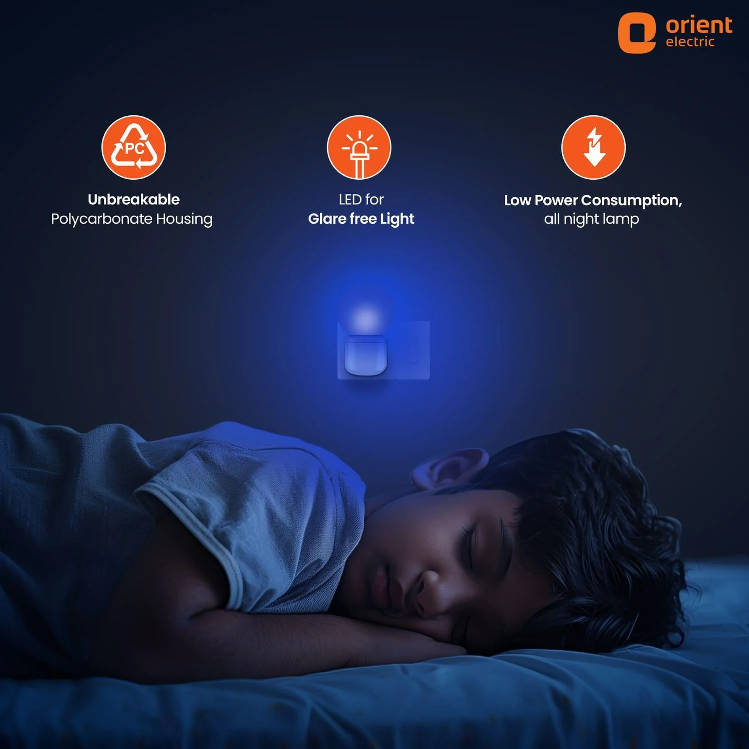 Deco Plug n Play LED 0.5W Night Lamp | 2 Pin Socket Easy Plug In | Glare-free Brightness - Image 13