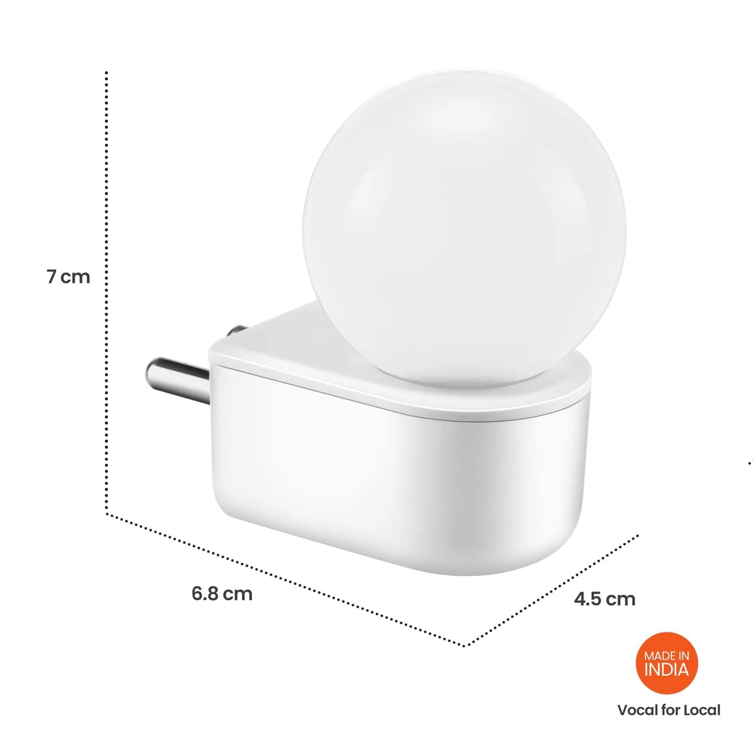 Deco Plug n Play LED 0.5W Night Lamp | 2 Pin Socket Easy Plug In | Glare-free Brightness - Image 19