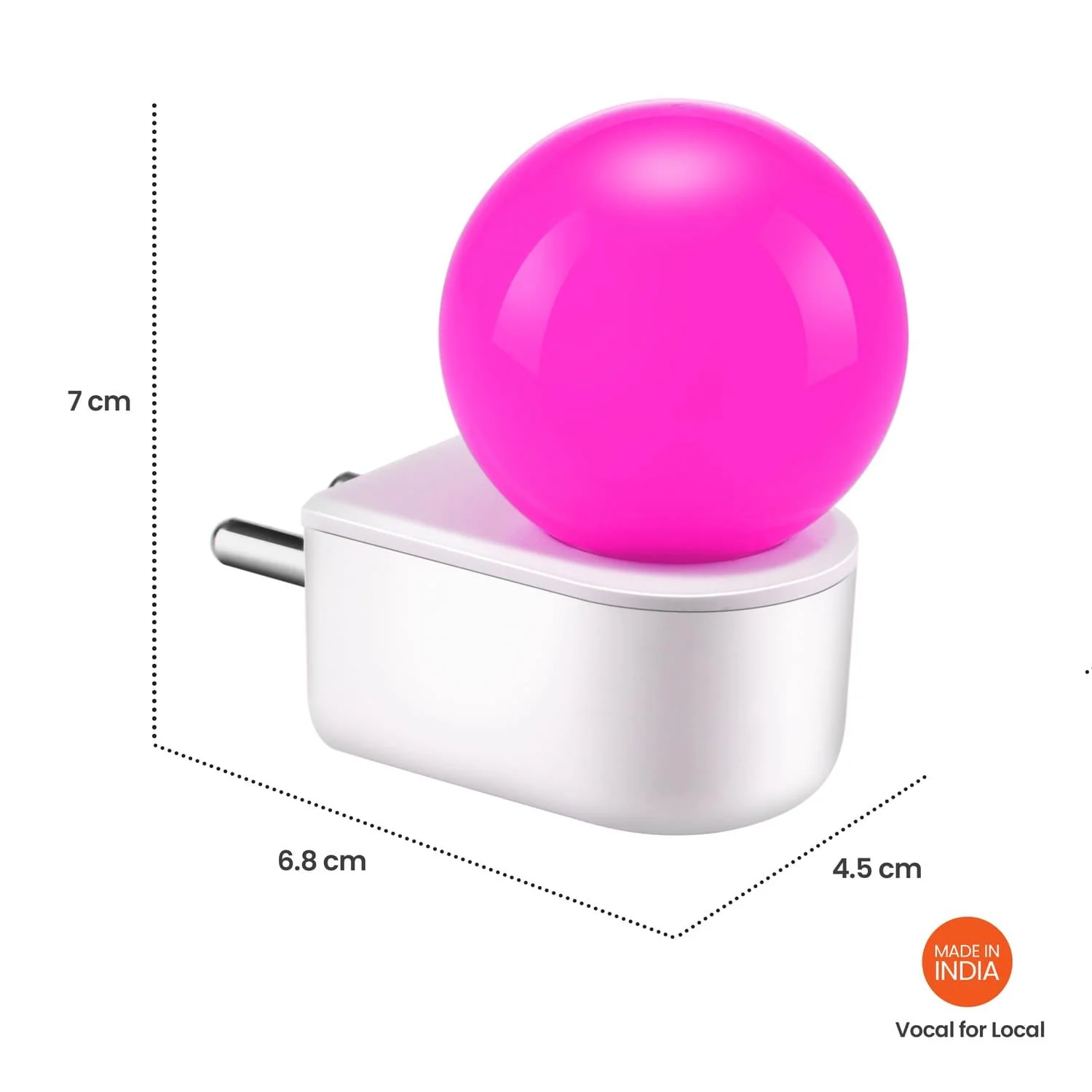 Deco Plug n Play LED 0.5W Night Lamp | 2 Pin Socket Easy Plug In | Glare-free Brightness - Image 22