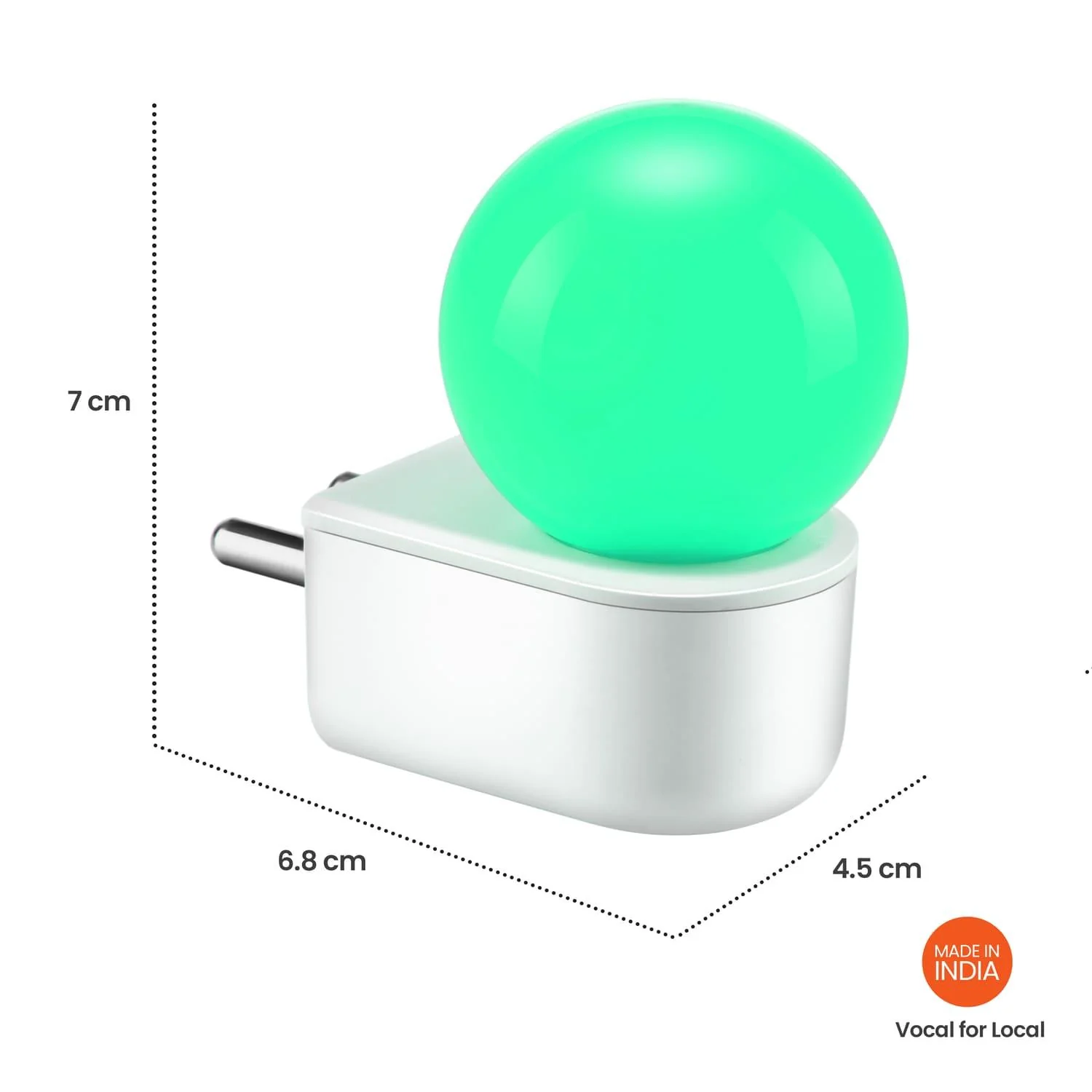 Deco Plug n Play LED 0.5W Night Lamp | 2 Pin Socket Easy Plug In | Glare-free Brightness - Image 23