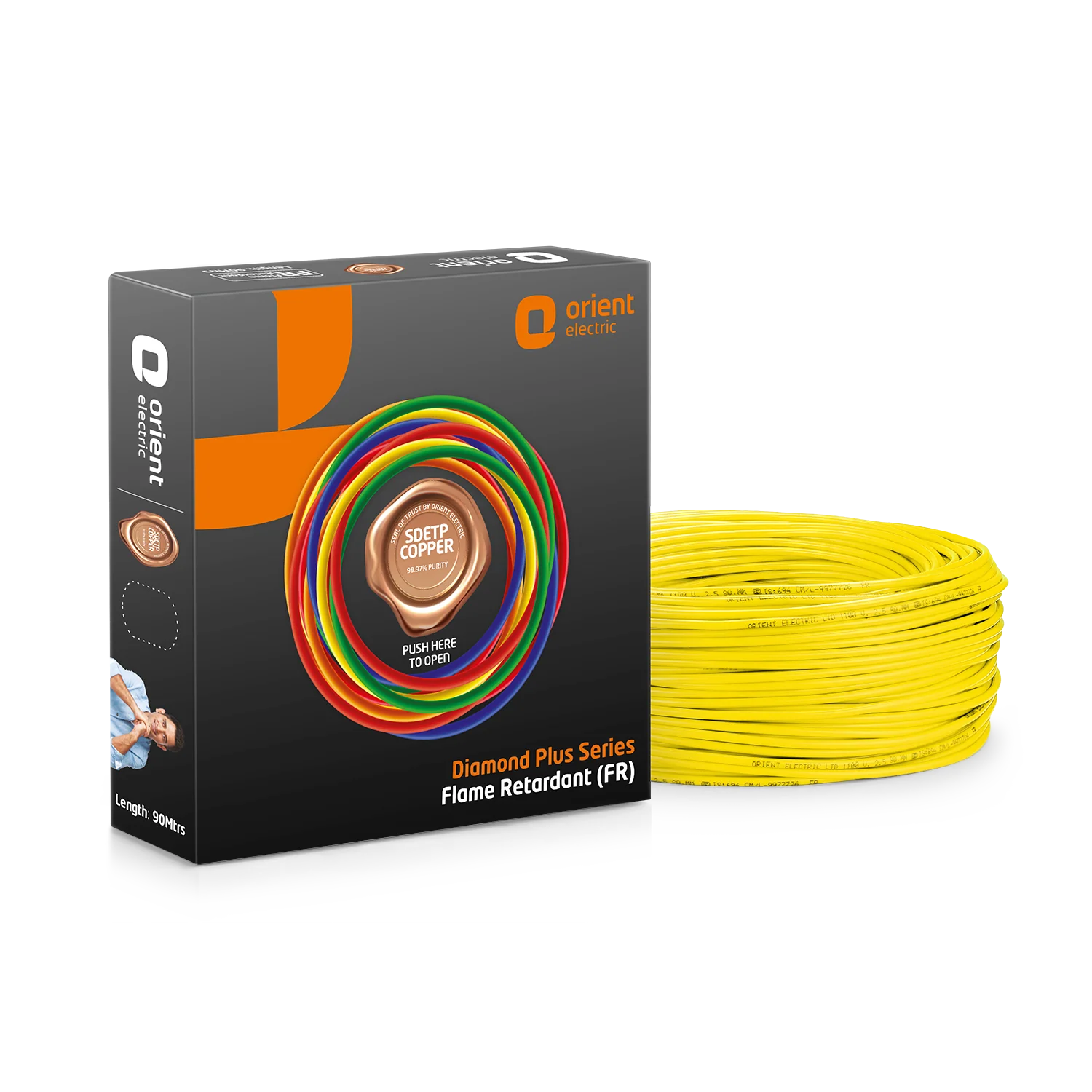 DIAMOND PLUS SERIES 90 Meter 1100W Flame Retardant Wire - Image 5