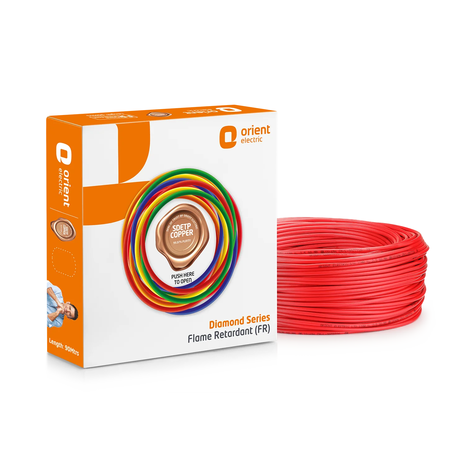 DIAMOND SERIES 90 Meter 1100W Flame Retardant Wire