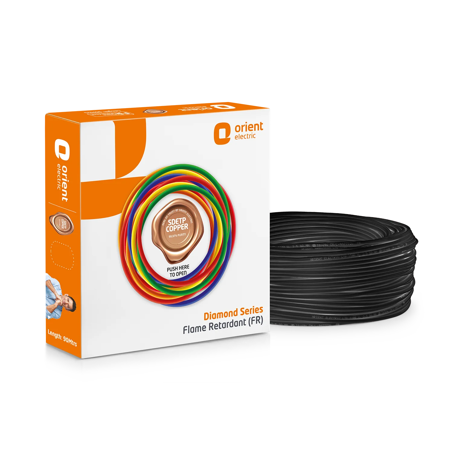 DIAMOND SERIES 90 Meter 1100W Flame Retardant Wire - Image 2