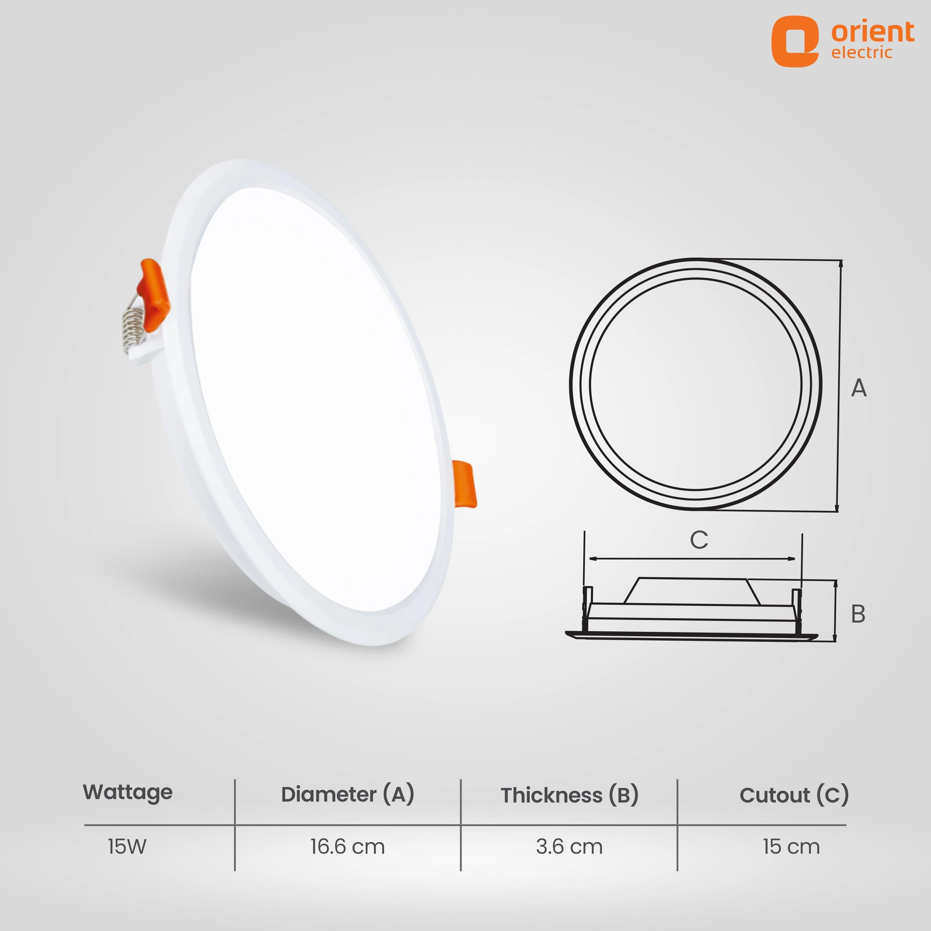 Eternal Backlit LED Recess Panel Round - Image 12