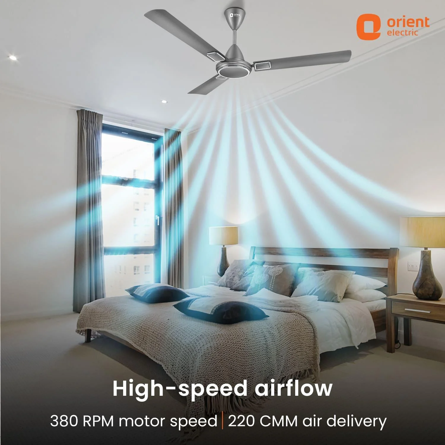 Falcon Deco High Speed Ceiling Fan | 2-Year Quality Warranty - Image 3