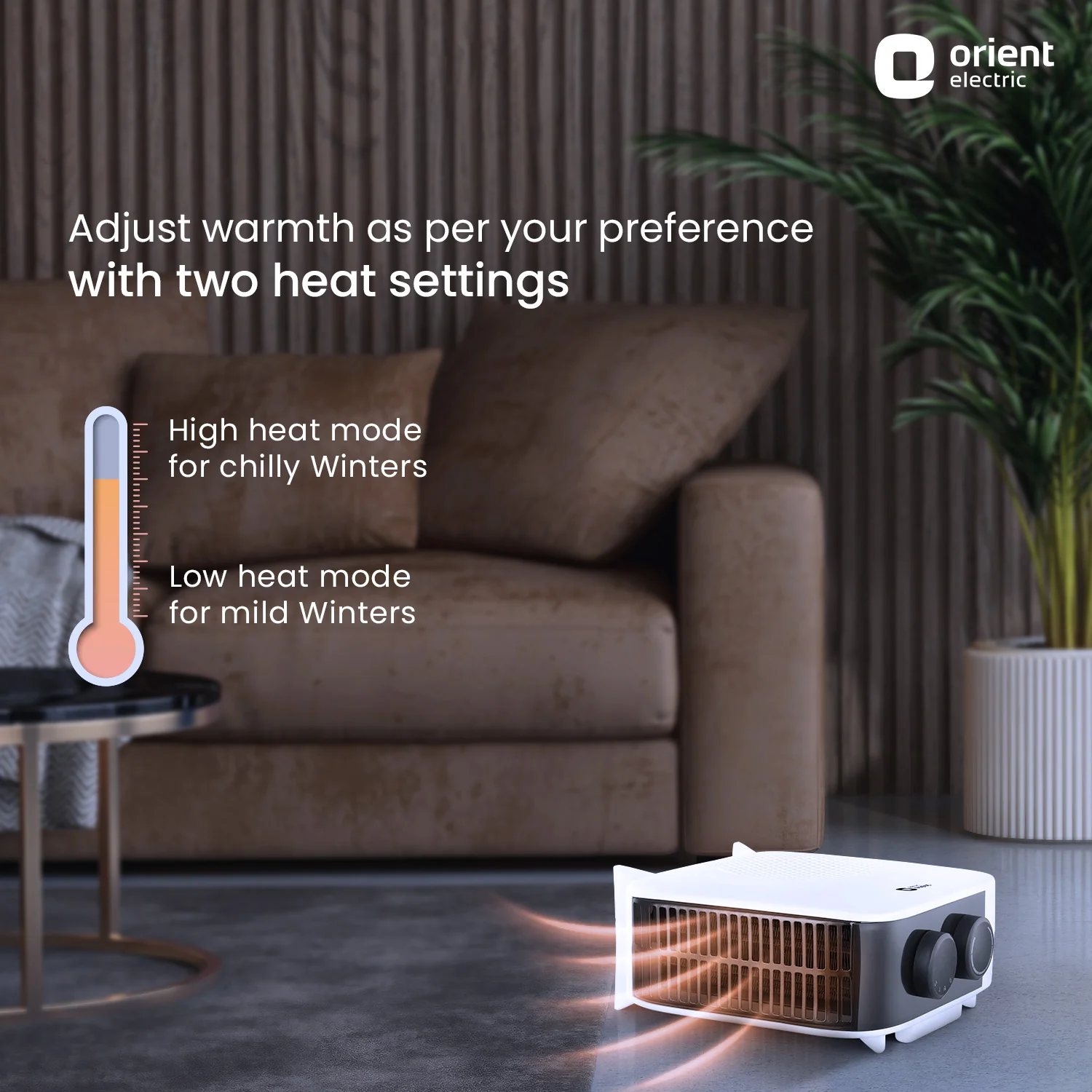 Glint Blower Room Heater for Home | Dual Heating Mode (1000 | 2000 Watts) | Overheat Protection | 5 Level Safety | Electric Fan Heater for Winter - Image 5
