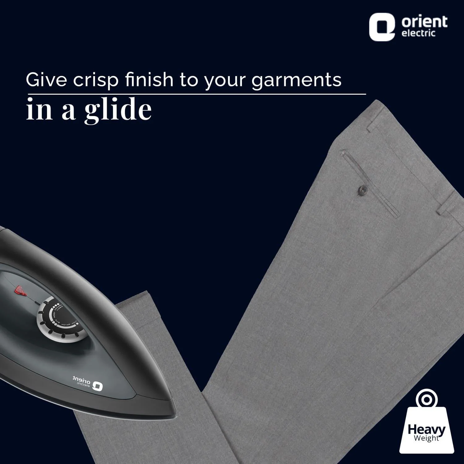 Gusto Heavy Weight Dry Iron for Clothes - Image 3