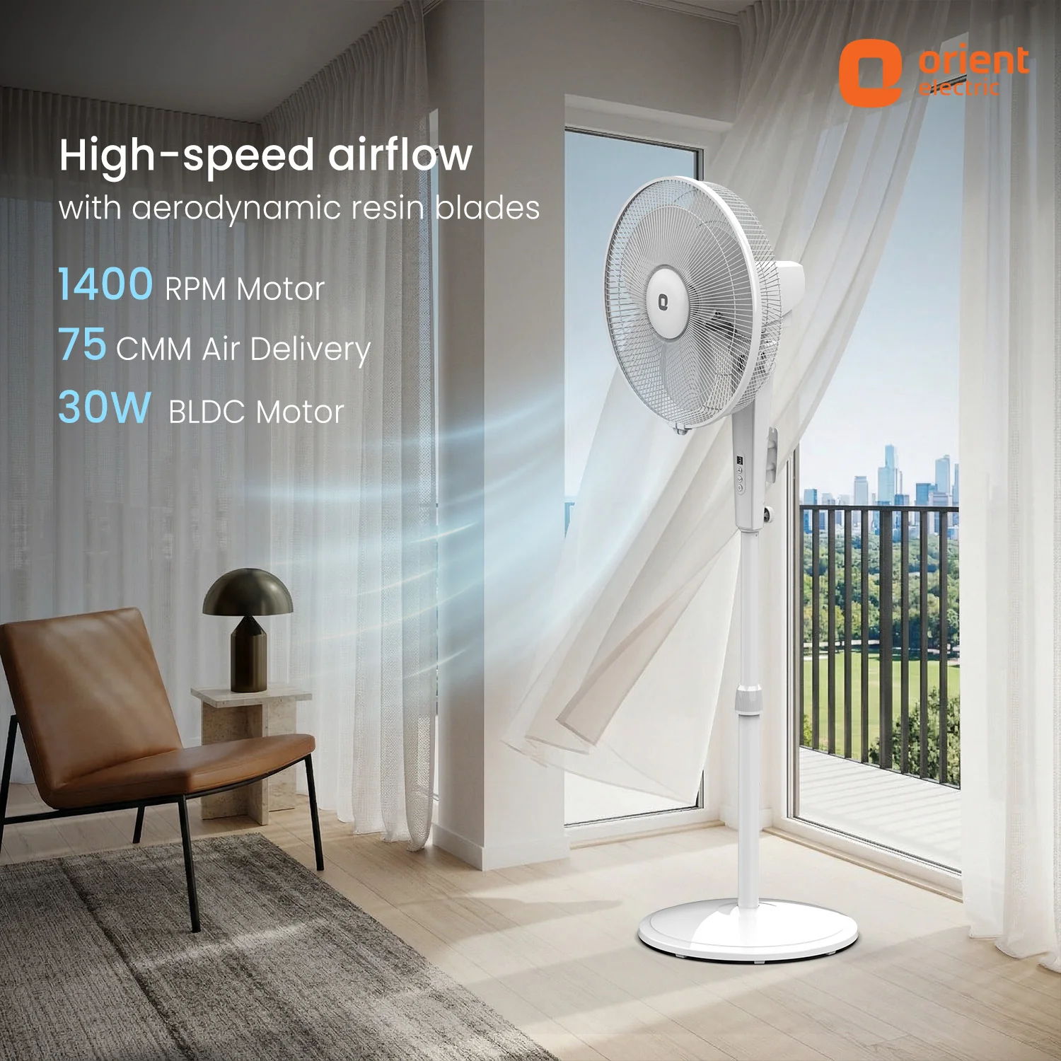 Harrier BDLC Stand Fan | 400MM | Remote Based | 2 Year Warranty - Image 11