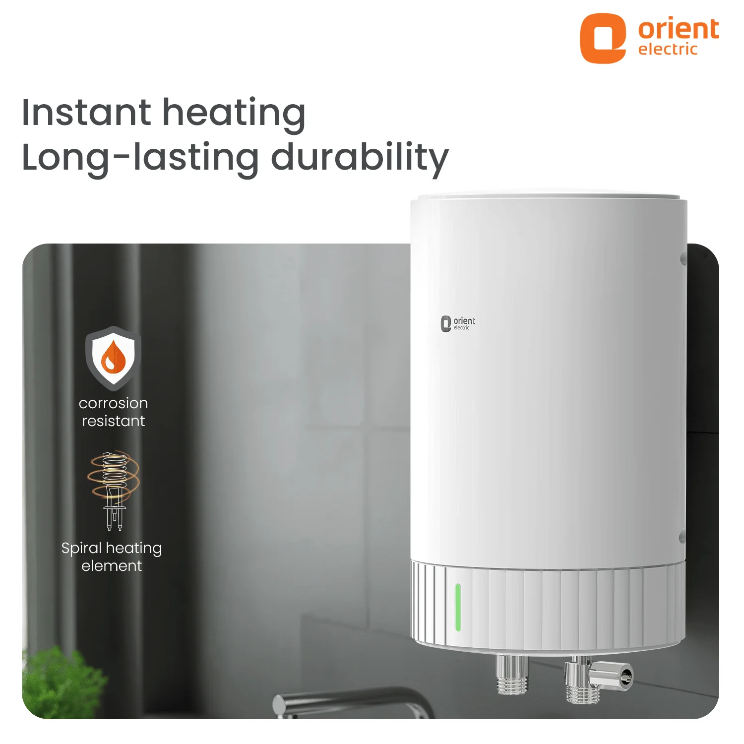 Instaflo 3L Instant Water Heater (Geyser) | Suitable for Low & Mid Rise Buildings | 6 Years Tank Warranty - Image 3