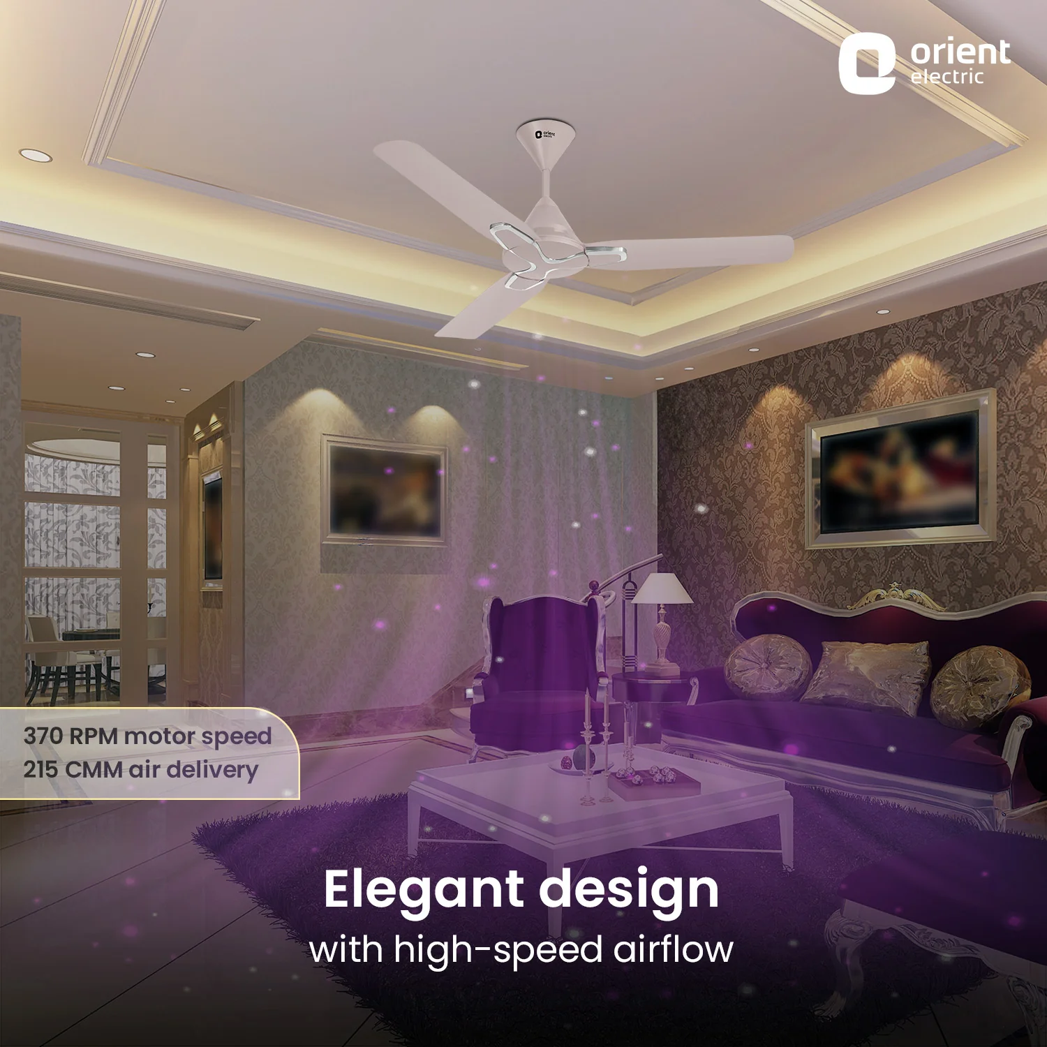 Jazz Decorative Ceiling Fan | 600 MM Ceiling Fan 3 Blade - Image 21