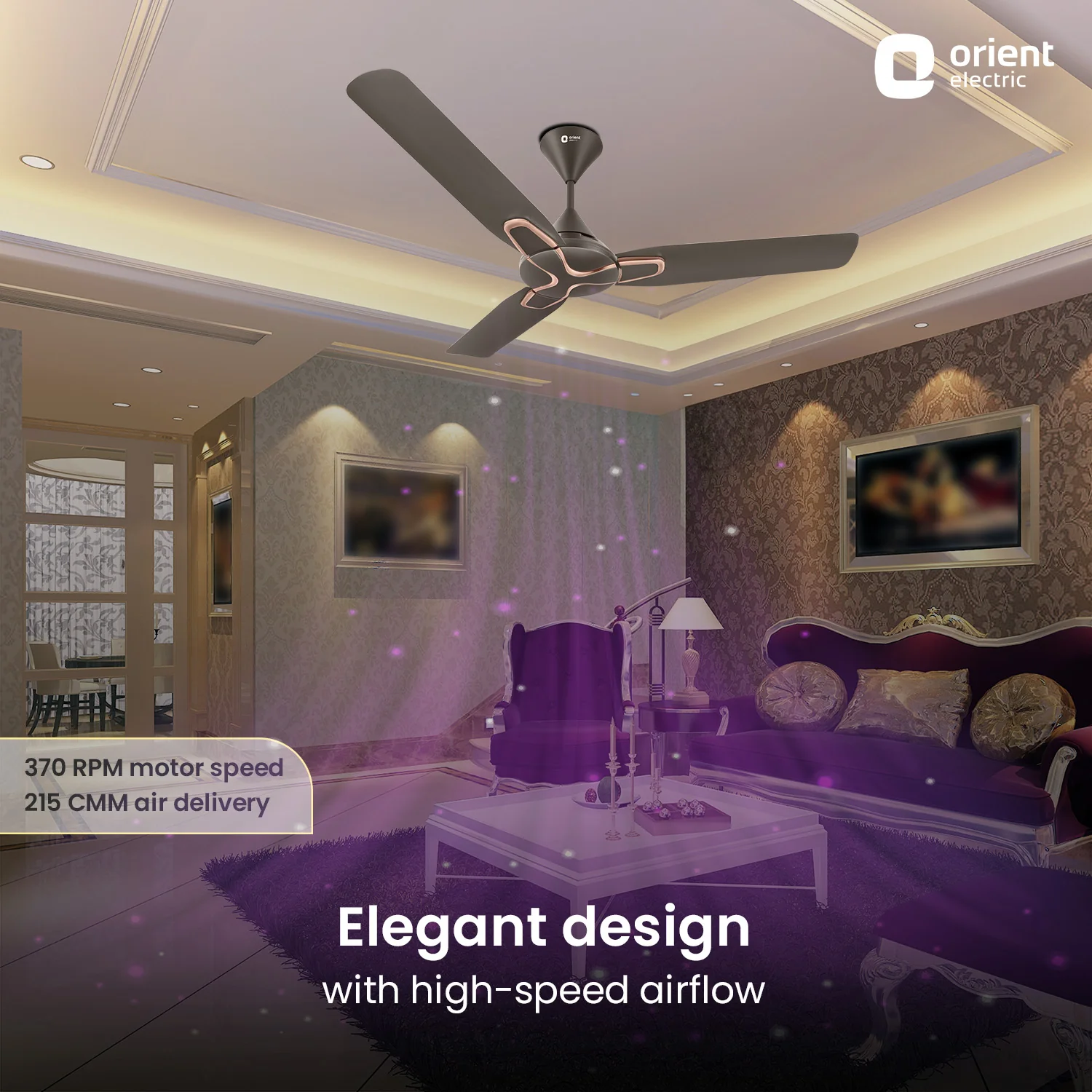 Jazz Decorative Ceiling Fan | 600 MM Ceiling Fan 3 Blade - Image 33