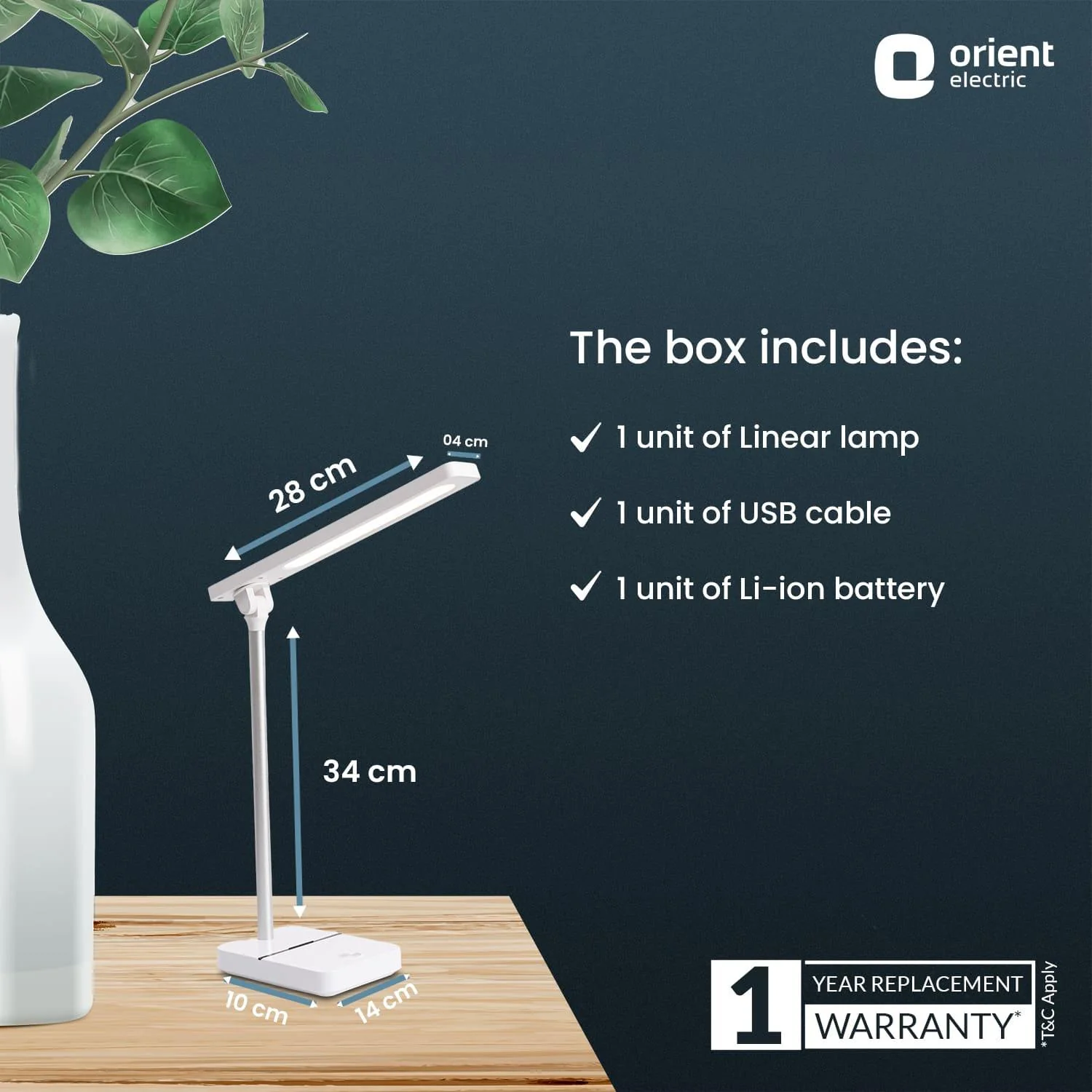 Linear Emergency Desk Lamp - Image 7