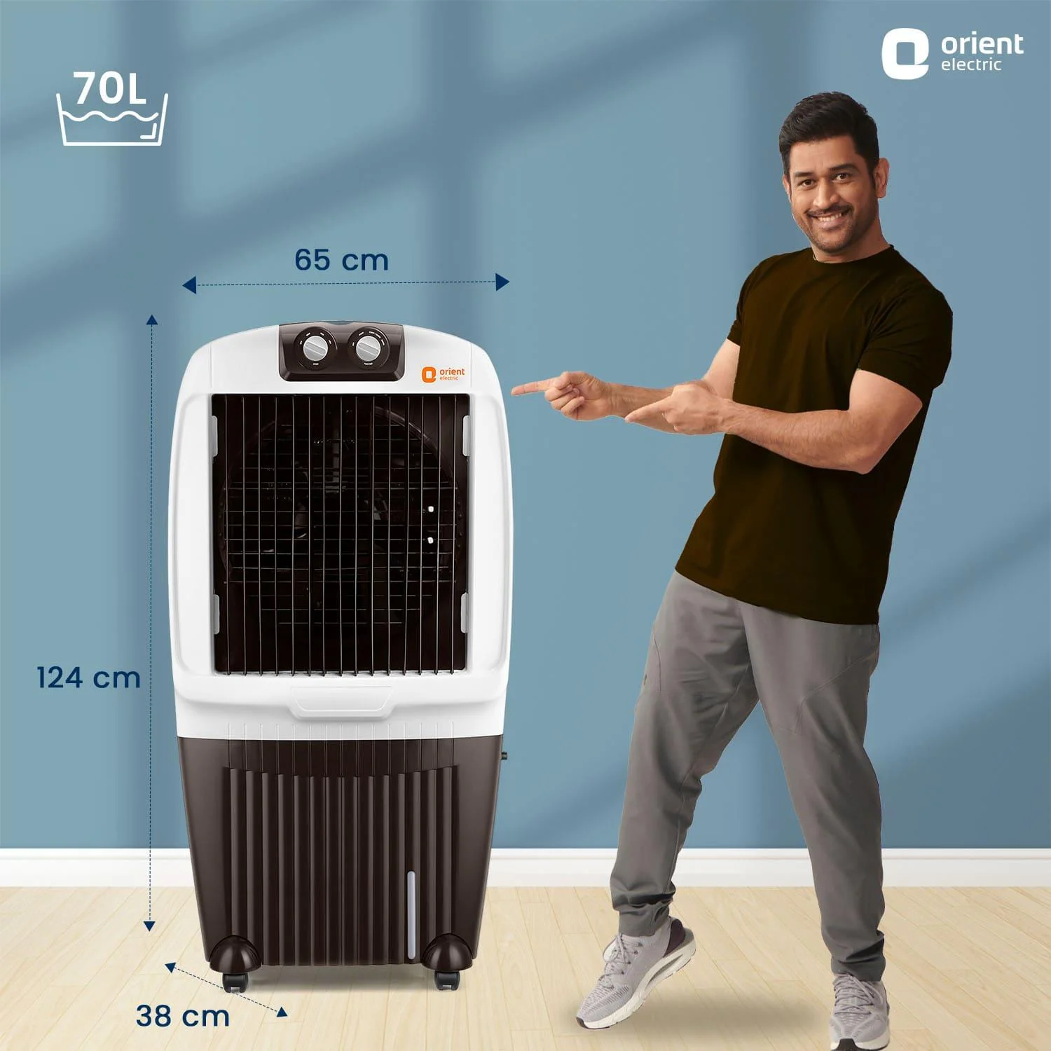 Ocean Air Desert Cooler with Honeycomb Pads - Image 7