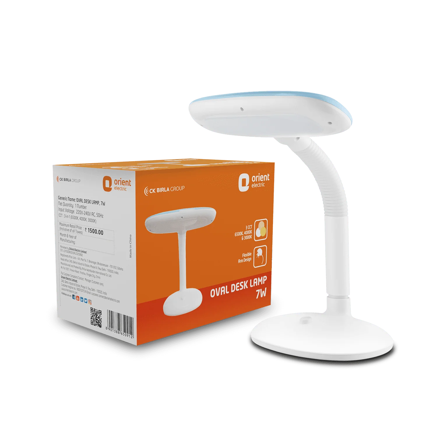 Oval LED Desk Lamp for Study Table - Image 7