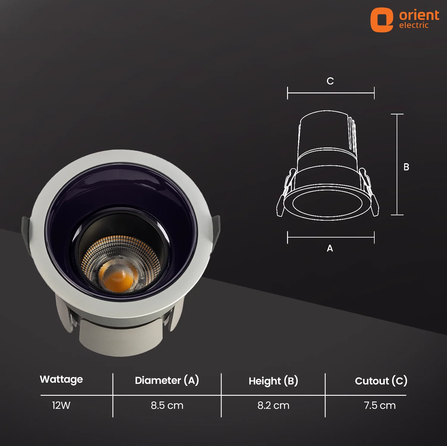 Prism Twist Cob LED Downlighter Round - Image 5