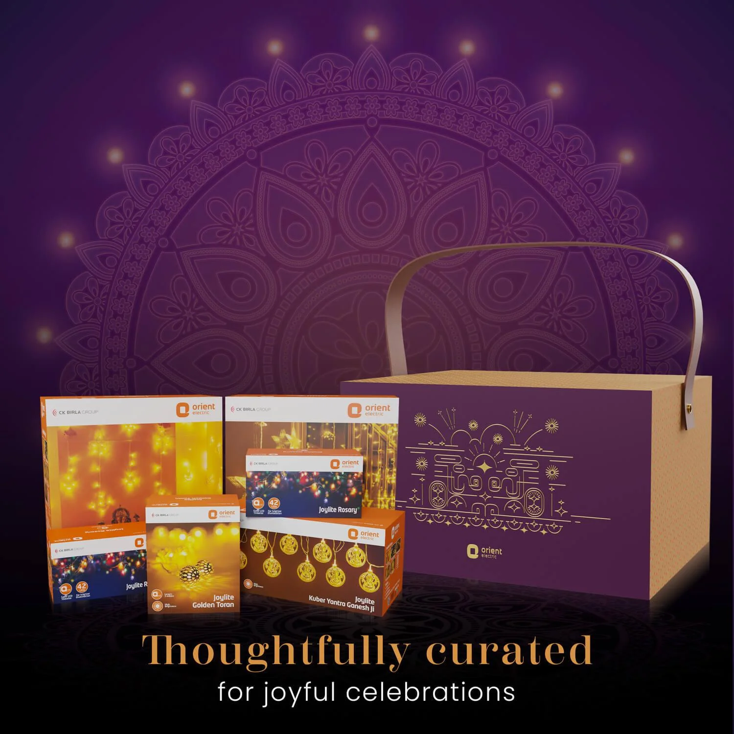 SAUBHAGYA Diwali Lights Gift Pack of 9 - Image 2