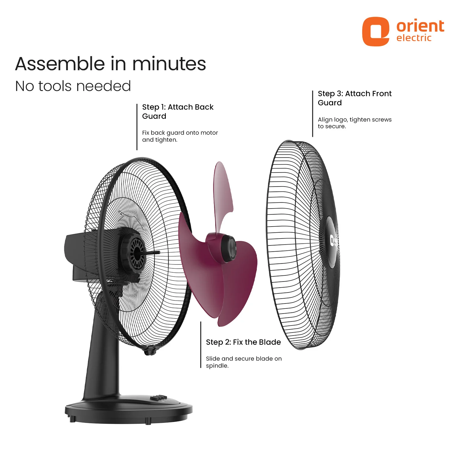 Table 27 Neo 400MM 3-in-1 Table Fan - Image 21