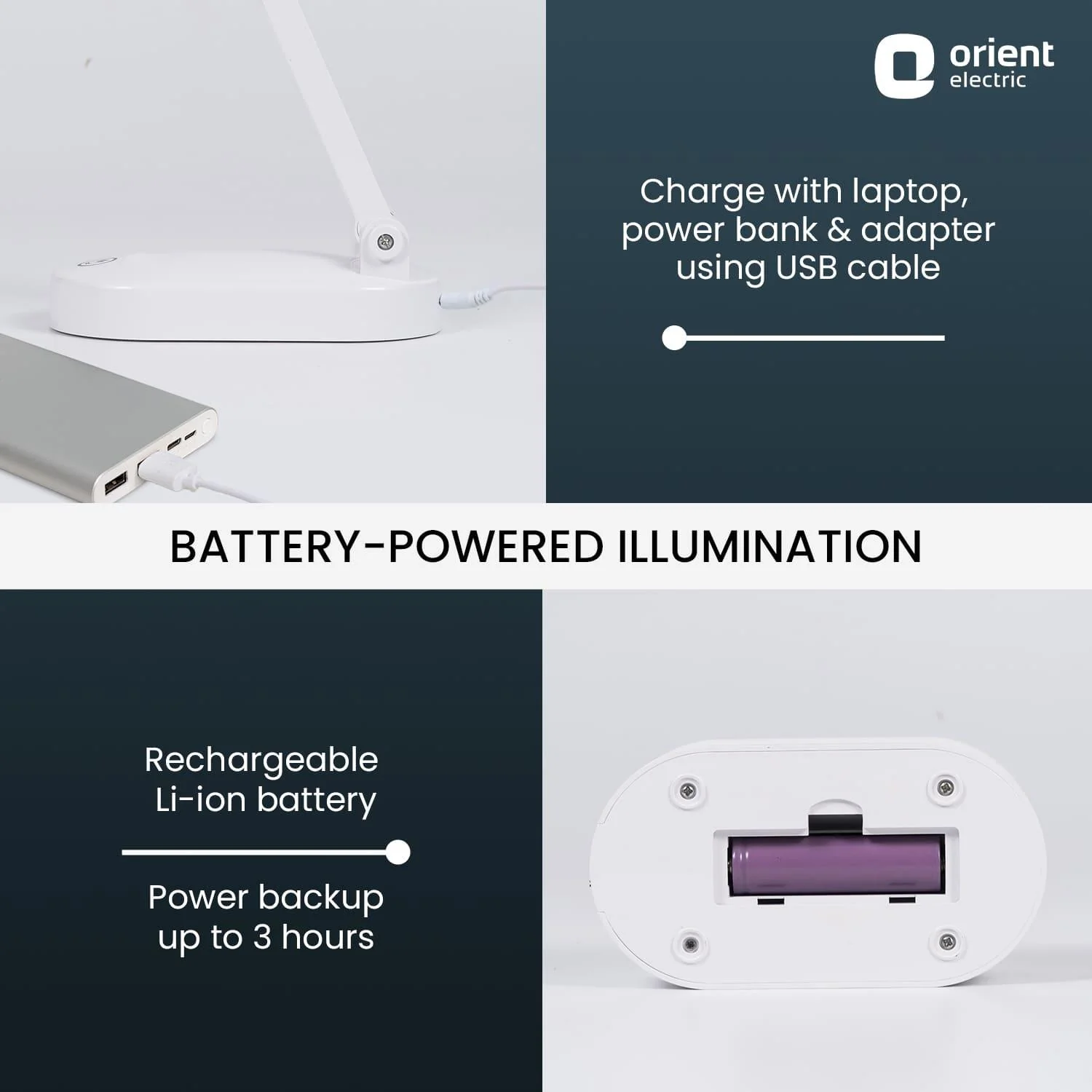 Wave Rechargeable LED Desk Lamp - Image 2